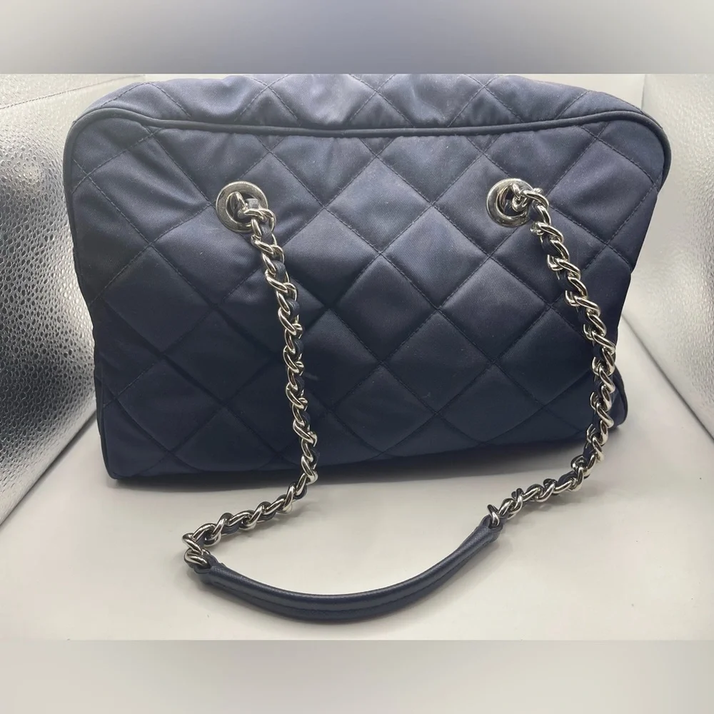 Authentic Prada Tessuto Bag - Navy Blue - Picture 3 of 16